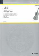 Lee - 6 Caprices Op 109 for Cello (cello 2 Ad Libitum)