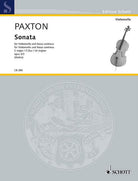 Paxton - Sonata C Major Op 3/3 for Cello/bc