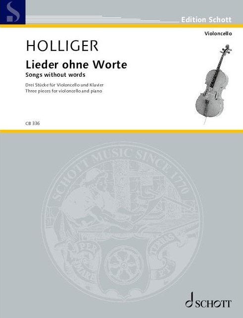 Holliger - Songs Without Words for Cello/piano