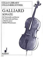 Galliard - Sonata E Minor Cello/piano