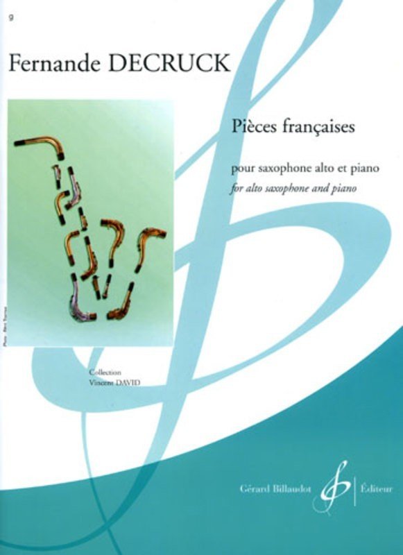 Decrick - Pieces Francaises Alto Sax/piano