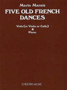 Marais - 5 Old French Dances Viola (violin or Cello)/piano