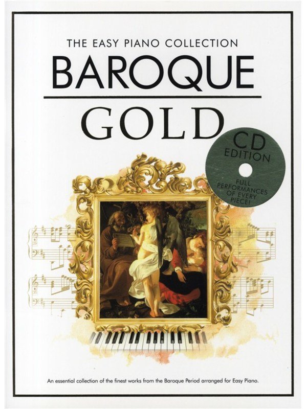 Easy Piano Collection Baroque Gold Bk/cd