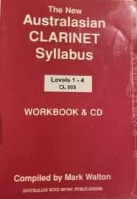 Australasian Clarinet Syllabus Bk/cd Lev 1 - 4