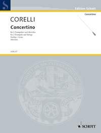 Corelli - Concertino B Flat Major 2 Trumpets/strings Score