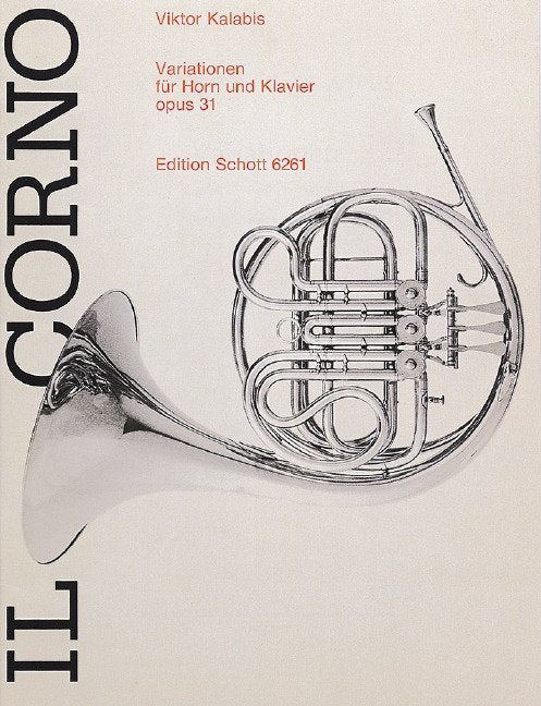 Kalabis - Variations Op 31 French Horn/piano