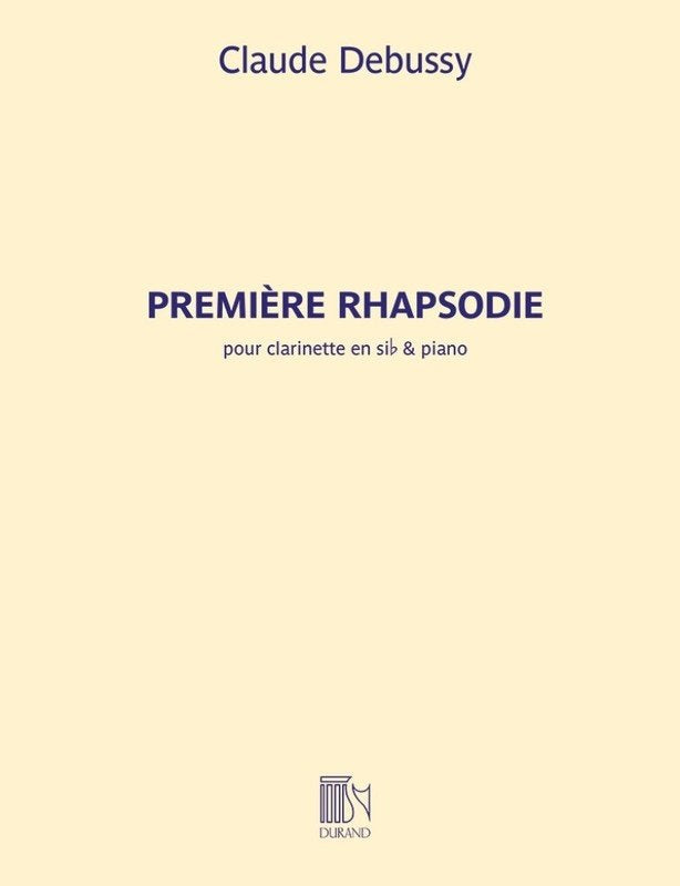 Debussy - Premiere Rhapsodie for Clarinet/piano