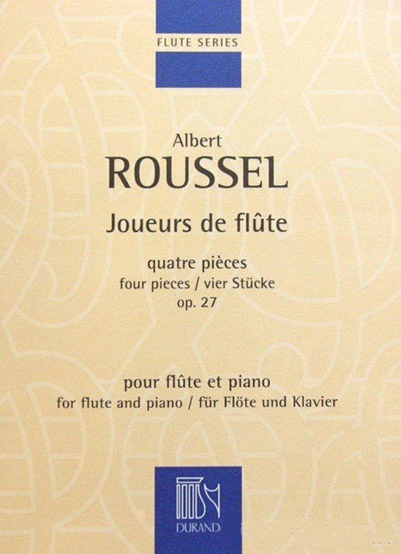 Roussel - Joueurs De Flute Op 27 Flute/piano