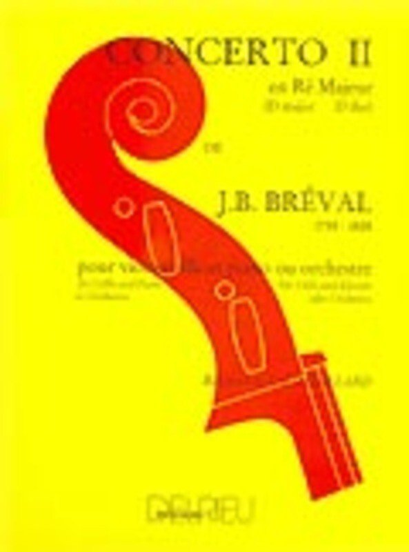 Breval - Concerto No 2 in D Cello/piano