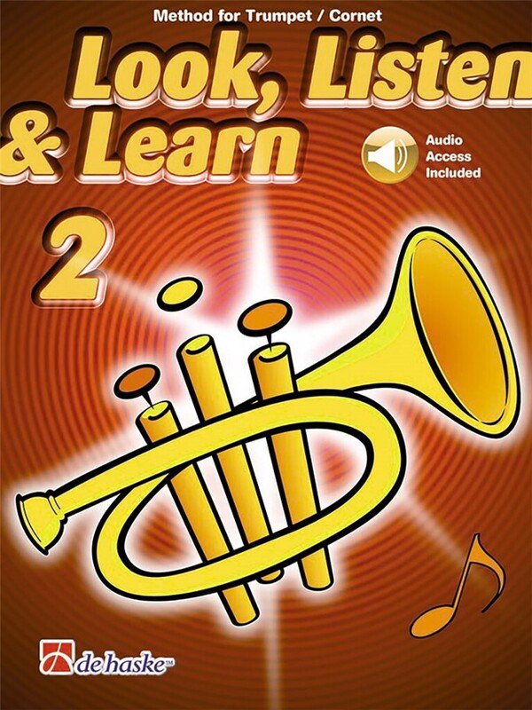 LOOK LISTEN & LEARN 2 TRUMPET BK/OLA
