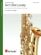 Isnt She Lovely Sax Quartet Aatb Sc/pts