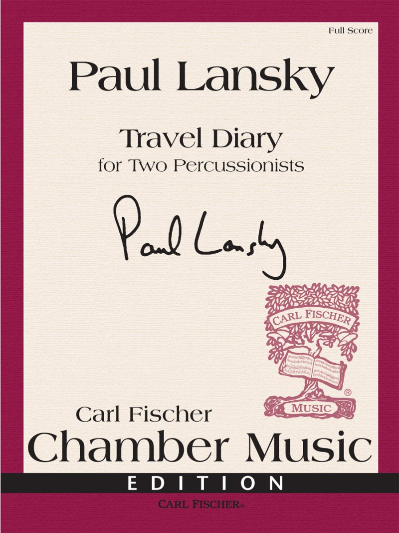 Travel Diary Two Percussionsits