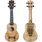 Flight Dus410 Qa Quilted Ash Soprano Uke W/bag