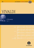 Vivaldi - 4 Seasons Op 8 Study Score Bk/cd