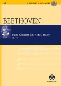 Beethoven - Piano Concerto No 4 Op 58 Study Score Bk/cd