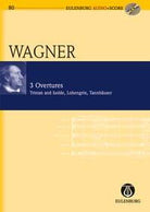 Tristan & Isolde Lohengrin Tannhauser Study Score Bk/cd