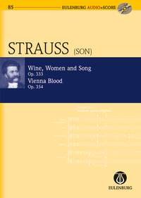 Wine Women Song / Vienna Blood Study Score Bk/cd