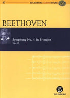Beethoven - Symphony No 4 Op 60 Study Score/cd