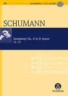 Schumann - Symphony No. 4 D Minor Op. 120  Study Score Bk/cd