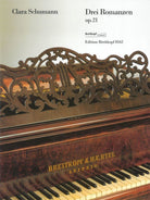 Clara Schumann - 3 Romances Op 21 Piano
