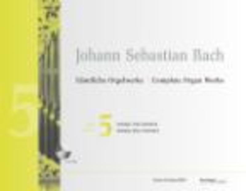 Bach - Complete Organ Works Vol 5 Bk/cd-Rom