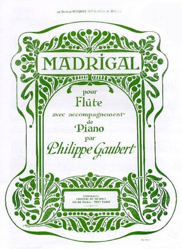 Gaubert - Madrigal for Flute/piano