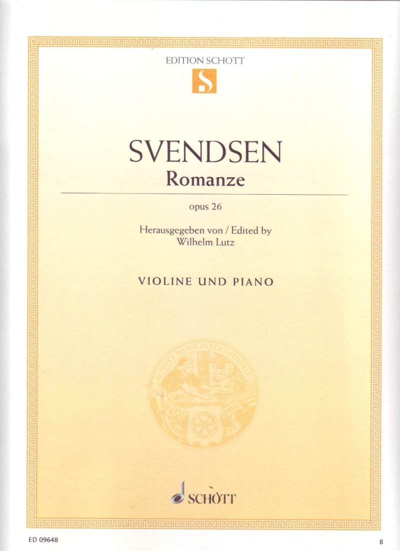 Svendsen - Romance Op 26 Violin/piano