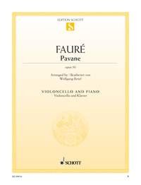 Faure - Pavane Op 50 for Cello/piano