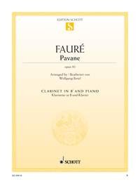Faure - Pavane Op 50 for Clarinet/piano