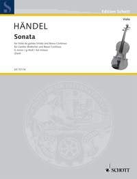 Handel - Sonata G Minor Viola/piano