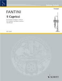 Fantini - 5 Capricci Trumpet/piano
