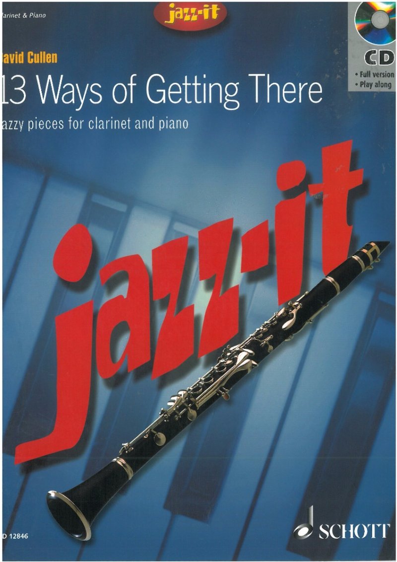 13 Ways of Getting There Clarinet/piano Bk/cd
