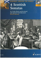 Scottish Sonatas 4 Vln(or Fl)/pno Bk/cd