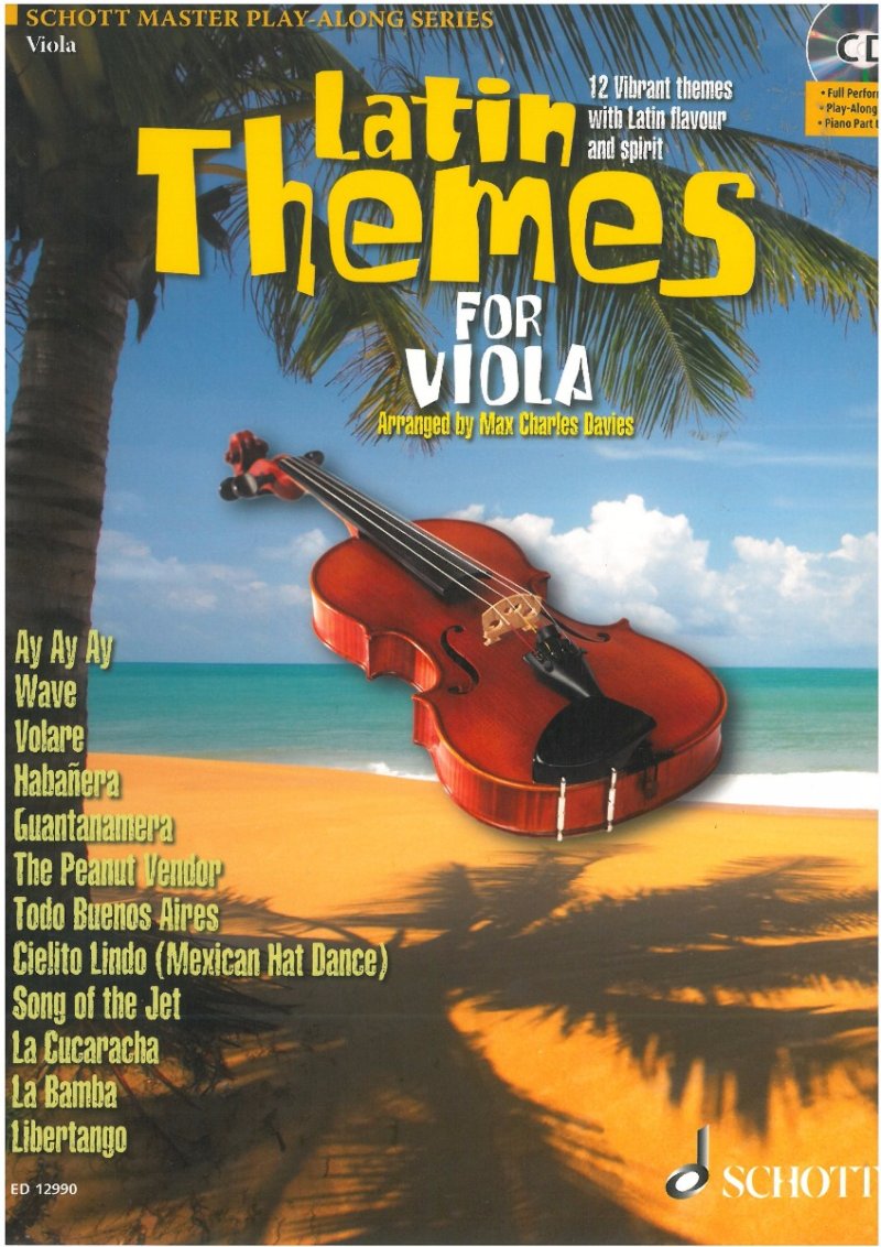Latin Themes Vla Bk/cd