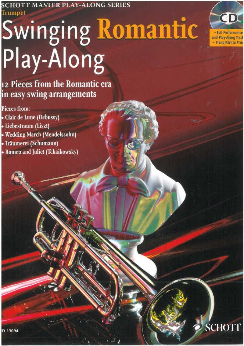 Swinging Romantic Playalong Trumpet Bk/cd