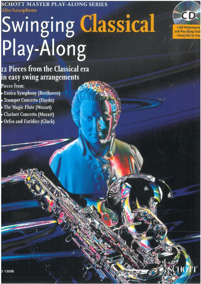 Swinging Classical Play Along Alto Sax Bk/cd