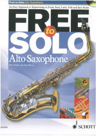 Free to Solo Alto Sax Bk/cd