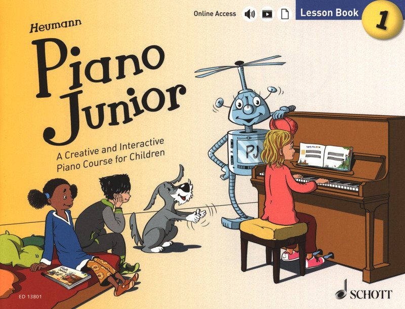 Piano Junior Lesson Bk 1 Bk/ola