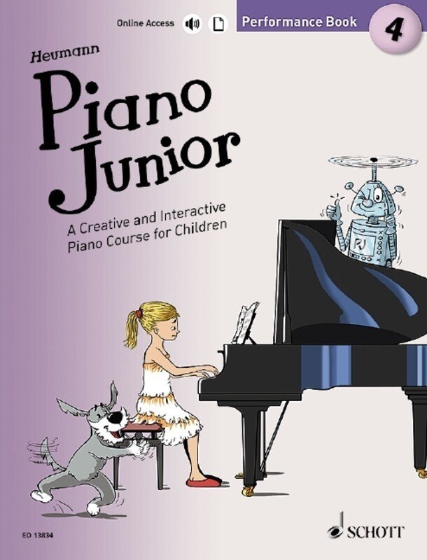 Piano Junior Performance Bk 4 Bk/ola