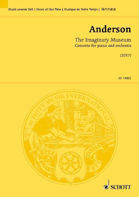 Anderson - the Imaginary Museum Piano/orch Study Score