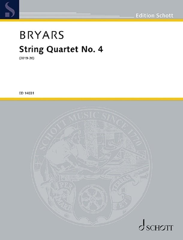 Bryars - String Quartet No 4 Sc/pts