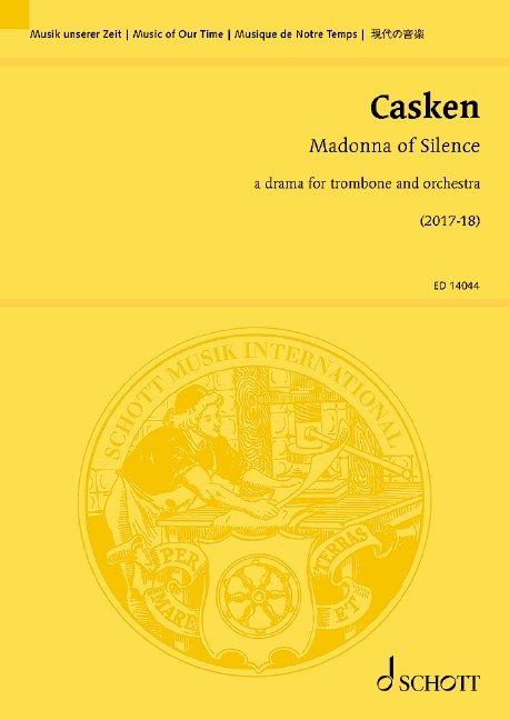 Madonna of Silence for Trombone and Orchestra Study Score