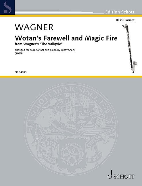 Wotans Farewell and Magic Fire Bass Clarinet/piano