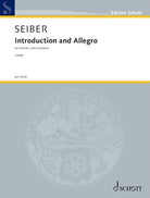Seiber - Introduction and Allegro for Clarinet/cello/piano