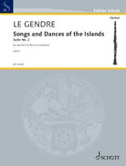 Le Gendre - Songs & Dances of the Islands Clarinet/piano