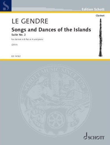 Le Gendre - Songs & Dances of the Islands Clarinet/piano