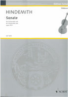 Hindemith - Sonata Op 25 No 3 Cello Solo