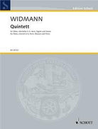 Widmann - Quintet for Oboe/clarinet/horn/bassoon/piano Sc/pt