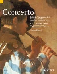 Concerto Easy Pieces for Descant Recorder/bc (piano)