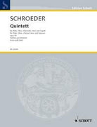 Schroeder - Quintet Op 50 Flute/oboe/clarinet/horn/bassoon